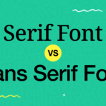 serif and sans serif fonts